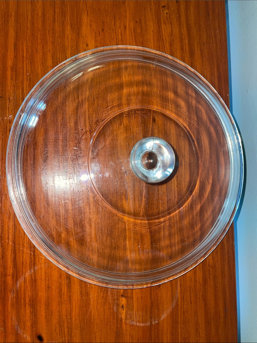 Vintage Corning Pyrex 624-C Clear Glass Replacement Lid 8.25" Round